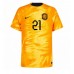 Netherlands Frenkie de Jong #21 Replica Home Stadium Shirt World Cup 2022 Short Sleeve